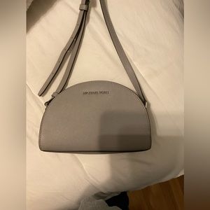 gray Michael Kors Crossbody
